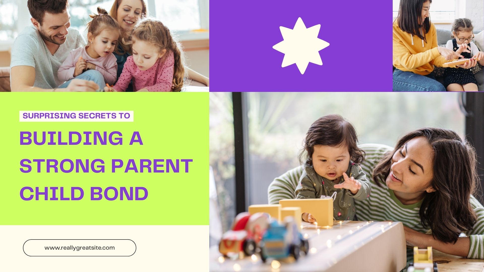 children website design landing page